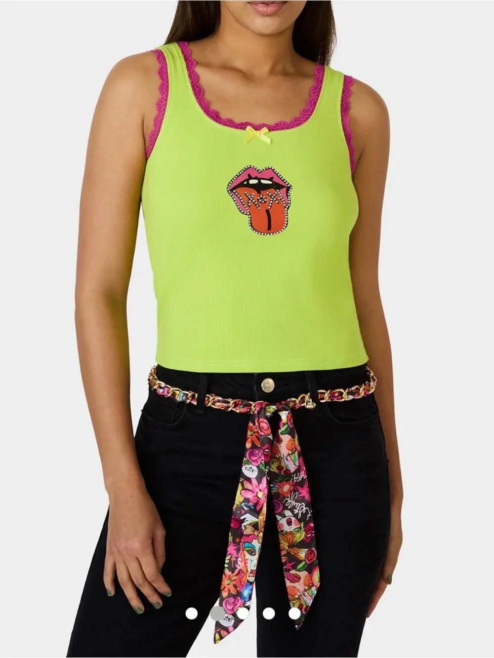 BNWT Betsey Johnson Scarf & Tie Belt